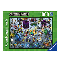 Avis Ravensburger Puzzle Jeux Vidéos 1000 pièces Défi Minecraft avec Technologie Soft Click Multicolore