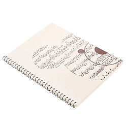 Notation musicale Notes du personnel Livre Bloc-notes Manuscrit de musique Papier d'écriture # 4 pas cher