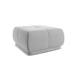 Pouf Makamii HOKU velours - gris