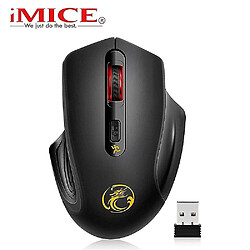 Universal Souris sans fil d'ordinateur Ergonomic Souris silencieuse souris optique sans fil avec récepteur USB 4 boutons