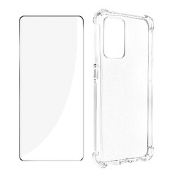 Avizar Pack Protection Oppo Find X5 lite Coque + Verre Trempé Transparent