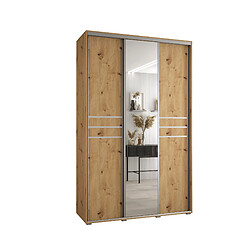 Abiks Meble Armoire Davos 11 À Portes Coulissantes 235,2/150/45 3 Portes