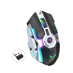 Yonis Souris Sans Fil RGB 2400DPI Rechargeable