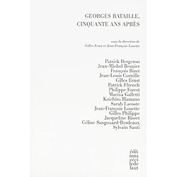 Georges Bataille, cinquante ans après - Occasion