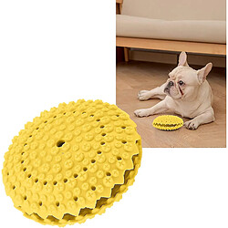 Jouet Puzzle pour chien, jouet interactif pour le dressage des chiens, jaune