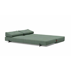 Avis Inside 75 Méridienne design SIGMUND INDU Elegance, Green convertible lit 160*200 cm pieds Acier noir