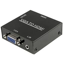 Avis Wewoo Pour PC / HDTV HD 1080P HDMI Mini VGA à HDMI Scaler Box Audio Vidéo Adaptateur Convertisseur Numérique