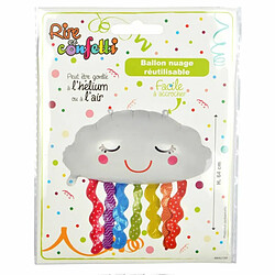 Paris Prix Ballon Gonflable Nuage Rainbow 69cm Multicolore