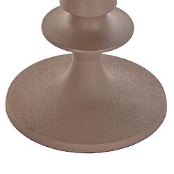 Pegane Table d'appoint ronde en aluminium coloris rose mat - Diamètre 40 x Hauteur 50 cm