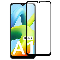 Htdmobiles Verre trempe pour Xiaomi Redmi A1 / A1 Plus - film de protection incurve integral - NOIR