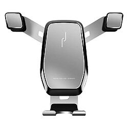 Support universel de téléphone de voiture horizontal et vertical pour téléphones de 4 à 7 pouces argent