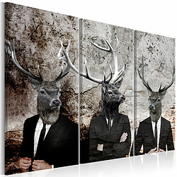 Artgeist Tableau - Deer in Suits I [90x60]