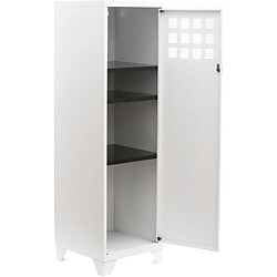 Avis Pierre HENRY Armoire de rangement métal 1 porte Blanc mat.