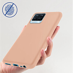 Avizar Coque Realme 8 Pro / 8 Flexible Antichoc Finition Mat Rose pas cher