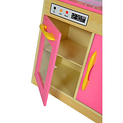 Acheter Teamson Kids Teamson jeu de cuisine enfant en bois dinette rose fille garçon TD-11412P