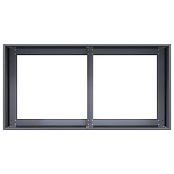 Acheter vidaXL Jardinière anthracite 80x40x40 cm acier laminé à froid