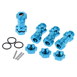 17mm Hex Hub 30mm Extension Adapter Combiner Pour HSP 94087 1/8 RC Car Blue pas cher