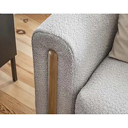 Acheter Bestmobilier Glendale - canapé droit 3 places - convertible avec coffre - en tissu bouclette