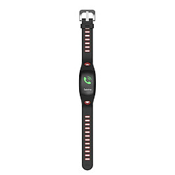 Justgreenbox Bracelet de remise en forme de bande de sport intelligent, Noir+ Gris