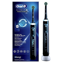 Brosse à Dents Électrique Rechargeable Oral-B Genius X - 1 Manche - Noir - 1 Brossette