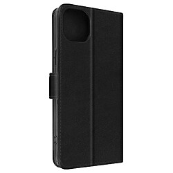 Avizar Housse iPhone 14 Clapet Portefeuille Fonction Support Vidéo Noir