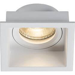 KNIGHTSBRIDGE Dipa Single Fixe Carré Anti-éblouissement Downlight Blanc - DIA1FSW