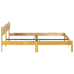 Avis vidaXL Cadre de lit sans matelas bois de manguier massif 180 cm