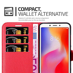 Acheter Cadorabo Coque Xiaomi RedMi 6A Etui en Rouge