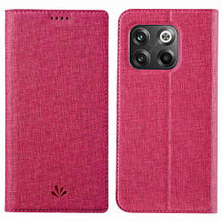 Etui en PU VILI auto-absorbé magnétique avec support et porte-carte pour votre OnePlus 10T 5G/Ace Pro 5G - rose