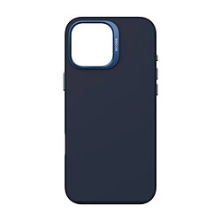 Decoded Coque pour iPhone 16 Pro Max Compatible MagSafe Antichocs et Antimicrobienne Bleu marine