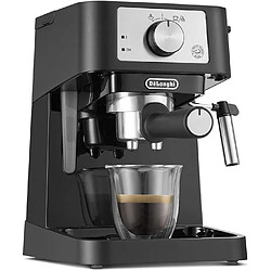 NC De'Longhi EC 260.BK Machine à café traditionnelle avec buse de moussage à lait professionnelle en acier inoxydable, compatible avec