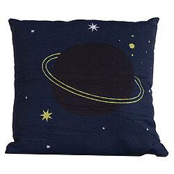 Cpm Coussin enfant Captain Science - L. 40 x l. 40 cm - Bleu et noir