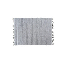 Alter Tapis moderne Alabama, style kilim, 100% coton, gris, 170x110cm