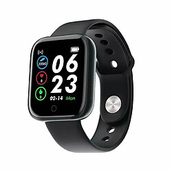 Montre iWear M7 Smart & Fit avec Full Touch 1,3'' IPS Contrôle multimédia / HR / Tension artérielle / Social Black