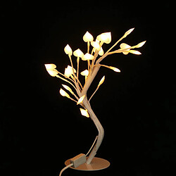 Lumière D'arbre De Bonsaï De Table Avec Décoration De Lumières De Chaîne De Fil De Cuivre De 22 LED