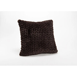 Amadeus Coussin Chevron Chocolat