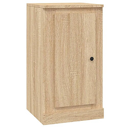 vidaXL Buffet chêne sonoma 37,5x35,5x67,5 cm bois d'ingénierie