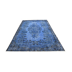 Acheter Vidal Tapis de laine 302x183 Bleu Ultra Vintage