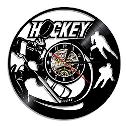 Universal Horloge murale disque vinyle hockey