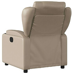 Acheter Maison Chic Fauteuil Relax pour salon, Fauteuil de massage inclinable électrique cappuccino similicuir -GKD53843