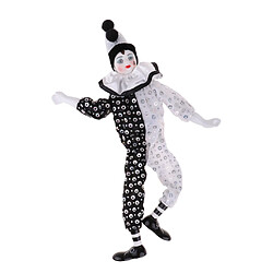 Porcelaine poupées clowns pied suspendu amusants