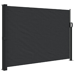 Maison Chic Auvent latéral rétractable | Store latéral | Brise-vue latéral noir 140x500 cm -GKD94347