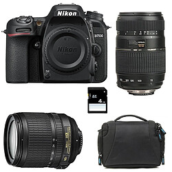 PACK NIKON D7500 + 18-105 VR + TAMRON 70-300 DI + Sac + Carte SD 4Go