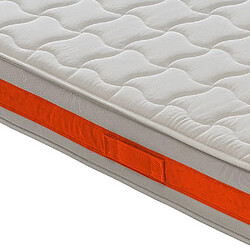 Materassi&Doghe Matelas 180x200 à mémoire de forme 22 cm et 11 zones différenciées modèle Eolie