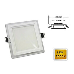 Tradex RECESSED SQUARE LED PANEL 12WATT WHITE LIGHT 6500K 3000K 4000K P-125EQ