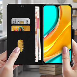 Avis Avizar Étui pour Xiaomi Redmi 9 Clapet Portefeuille Fonction Support Vidéo Noir