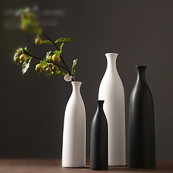 Avis vases en céramique de style nordique table décorative debout fleur vase noir s