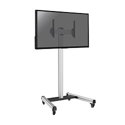 Kimex Support sur roulettes pour écran TV 32'' - 75'' - Hauteur 175cm - Inclinable