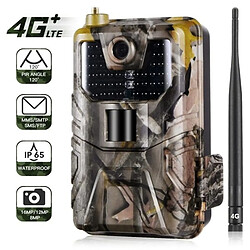 Totalcadeau Caméra de Chasse 4G waterproof à vision infrarouge