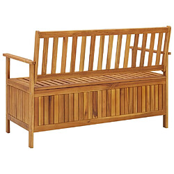 Acheter Maison Chic Banc de rangement | Meuble de rangement d'Entrée | Coffres d'Intérieur de jardin 120 cm Bois d'acacia solide -MN67662